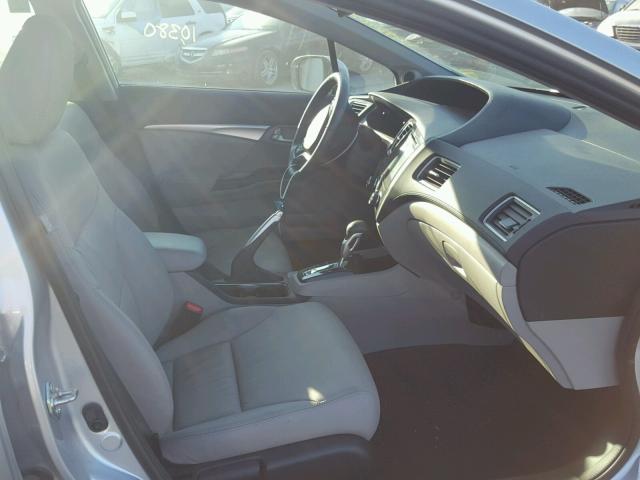 19XFB2F93EE048323 - 2014 HONDA CIVIC EXL 银色 照片 5