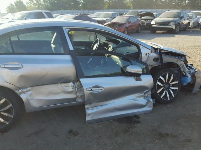 19XFB2F93EE048323 - 2014 HONDA CIVIC EXL 银色 照片 9