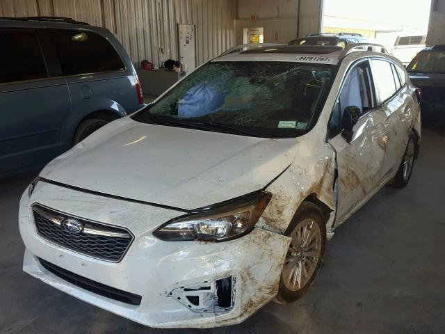 4S3GTAB67H3748106 - 2017 SUBARU IMPREZA PR WHITE photo 2