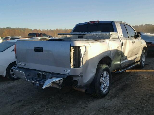 5TBBV54117S484108 - 2007 TOYOTA TUNDRA SILVER photo 4