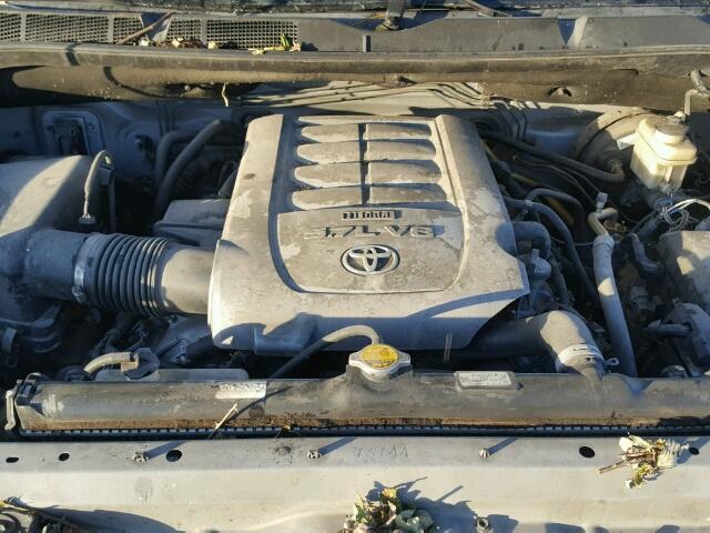 5TBBV54117S484108 - 2007 TOYOTA TUNDRA SILVER photo 7