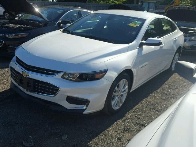 1G1ZD5ST6JF110624 - 2018 CHEVROLET MALIBU LT WHITE photo 2