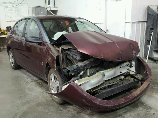 1G8AF52F63Z147273 - 2003 SATURN ION LEVEL MAROON photo 1