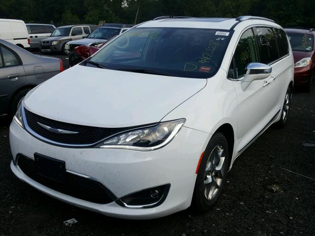 2C4RC1GG3JR272377 - 2018 CHRYSLER PACIFICA L WHITE photo 2