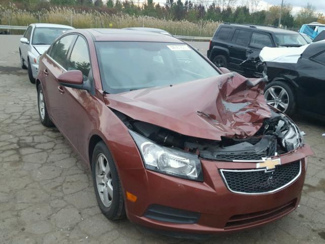 1G1PF5SC9C7214166 - 2012 CHEVROLET CRUZE LT RED photo 1