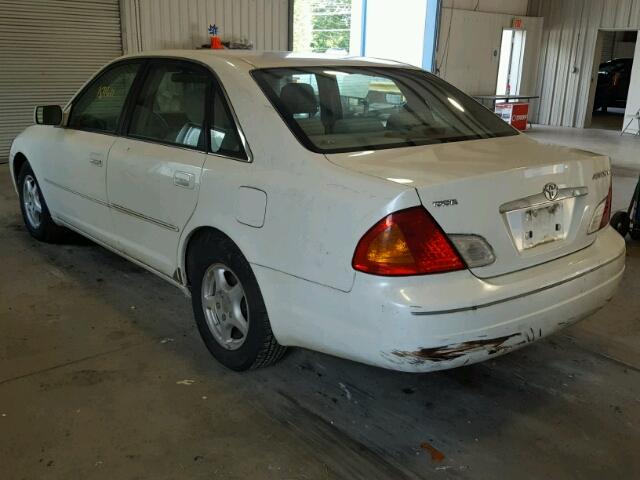 4T1BF28B61U195147 - 2001 TOYOTA AVALON XL WHITE photo 3