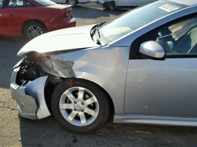 3N1AB6AP6BL701115 - 2011 NISSAN SENTRA 2.0 SILVER photo 9