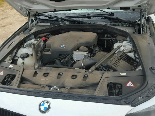 WBAXH5C57DD114925 - 2013 BMW 528 XI WHITE photo 7