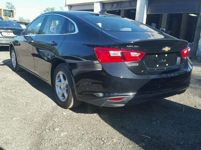 1G1ZB5ST0HF115169 - 2017 CHEVROLET MALIBU LS BLACK photo 3