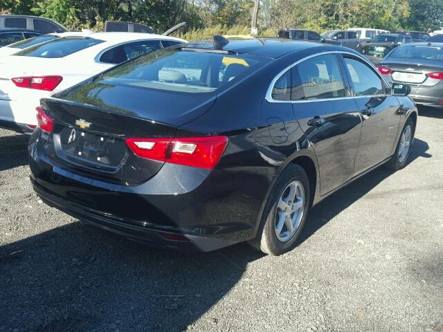 1G1ZB5ST0HF115169 - 2017 CHEVROLET MALIBU LS შავი ფოტო 4