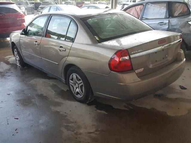 1G1ZS57FX7F269647 - 2007 CHEVROLET MALIBU LS 棕色 照片 3