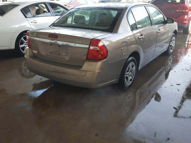 1G1ZS57FX7F269647 - 2007 CHEVROLET MALIBU LS 棕色 照片 4