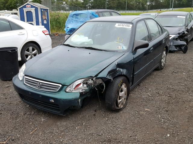 2HGEJ6615XH541378 - 1999 HONDA CIVIC BASE 绿色 照片 2