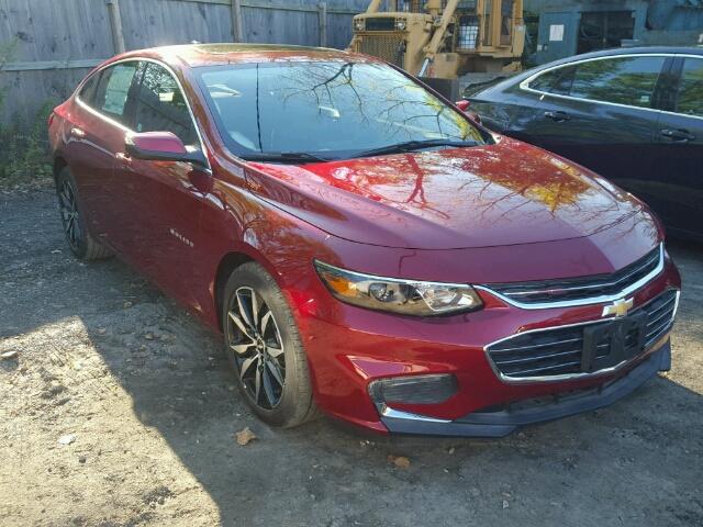 1G1ZD5ST0JF115821 - 2018 CHEVROLET MALIBU LT BURGUNDY photo 1