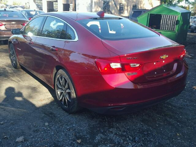 1G1ZD5ST0JF115821 - 2018 CHEVROLET MALIBU LT BURGUNDY photo 3