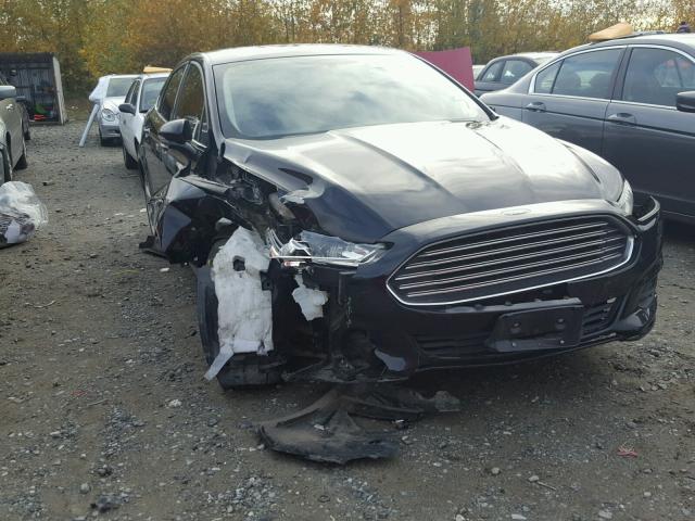 3FA6P0T91GR343285 - 2016 FORD FUSION SE BLACK photo 1