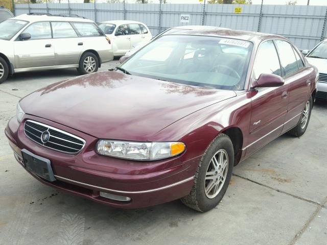 2G4WB55K7Y1301257 - 2000 BUICK REGAL LS MAROON photo 2