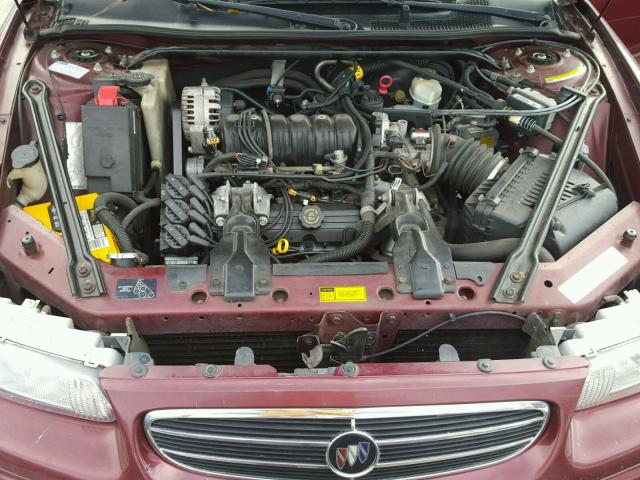2G4WB55K7Y1301257 - 2000 BUICK REGAL LS MAROON photo 7