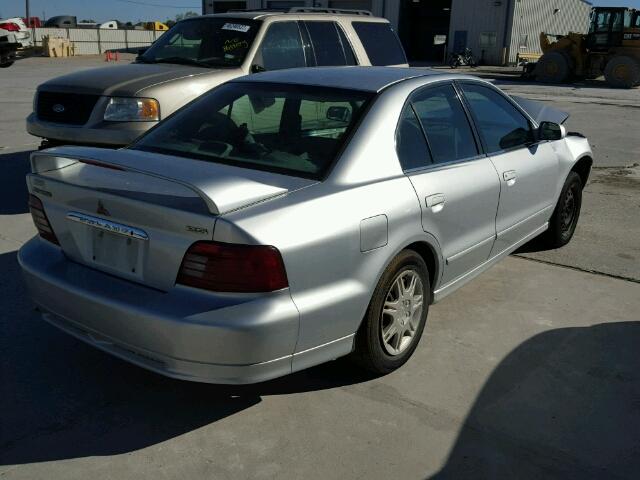 4A3AA46G71E173710 - 2001 MITSUBISHI GALANT SILVER photo 4