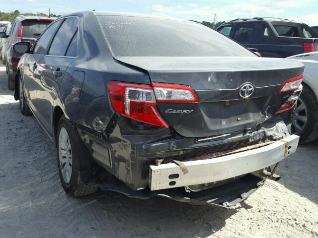 4T1BF1FK5CU055784 - 2012 TOYOTA CAMRY GRAY photo 3