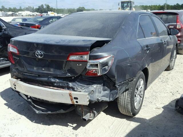 4T1BF1FK5CU055784 - 2012 TOYOTA CAMRY GRAY photo 4