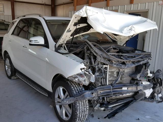 4JGDA5JB3DA147730 - 2013 MERCEDES-BENZ ML 350 WHITE photo 1