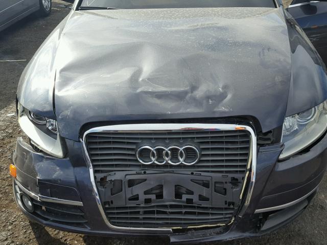 WAUDG74F45N087302 - 2005 AUDI A6 3.2 QUA GRAY photo 7