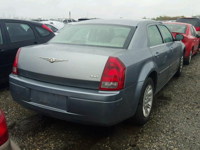 2C3KA43R17H741159 - 2007 CHRYSLER 300 BLUE photo 4