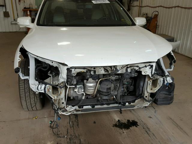 1HGCR3F85DA005214 - 2013 HONDA ACCORD EXL WHITE photo 9