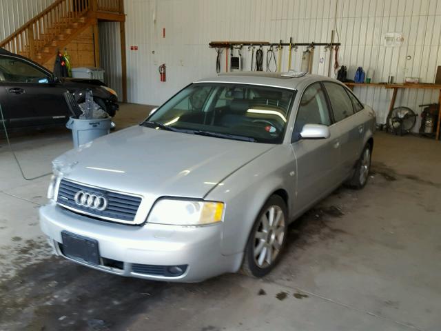 WAULD64B94N087919 - 2004 AUDI A6 2.7T QU SILVER photo 2