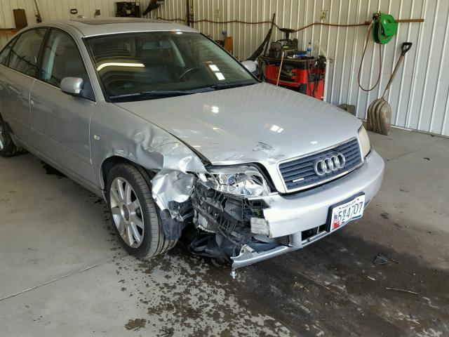 WAULD64B94N087919 - 2004 AUDI A6 2.7T QU SILVER photo 9