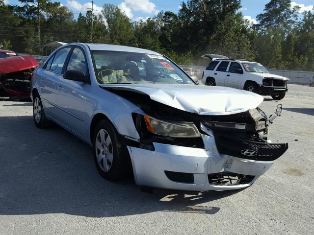 5NPET46C07H234450 - 2007 HYUNDAI SONATA GLS SILVER photo 1