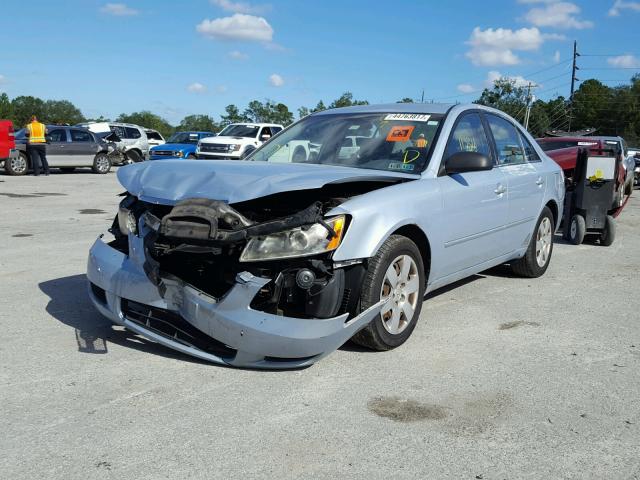 5NPET46C07H234450 - 2007 HYUNDAI SONATA GLS SILVER photo 2