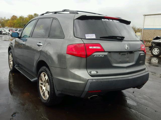 2HNYD28407H548087 - 2007 ACURA MDX GRAY photo 3