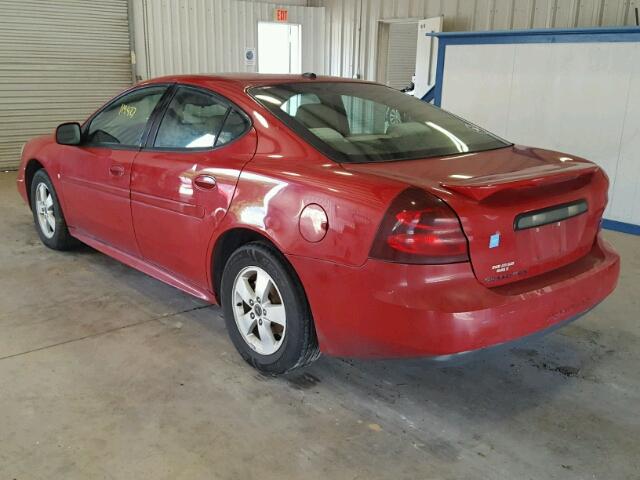 2G2WP552261248278 - 2006 PONTIAC GRAND PRIX RED photo 3