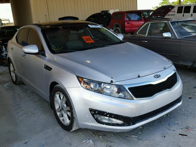 KNAGN4A7XB5111029 - 2011 KIA OPTIMA GRAY photo 1