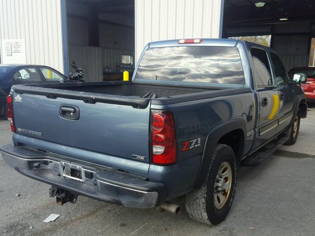 2GCEK13Z371171646 - 2007 CHEVROLET SILVERADO BLUE photo 4