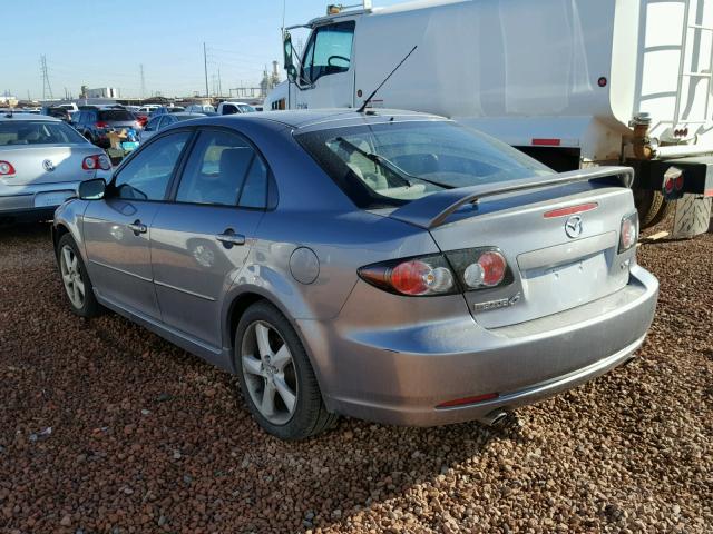 1YVHP84D865M45361 - 2006 MAZDA 6 S SILVER photo 3