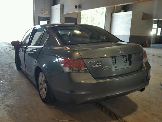 1HGCP26818A048289 - 2008 HONDA ACCORD EXL GREEN photo 3