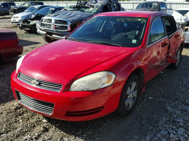 2G1WT57K891210832 - 2009 CHEVROLET IMPALA 红色 照片 2