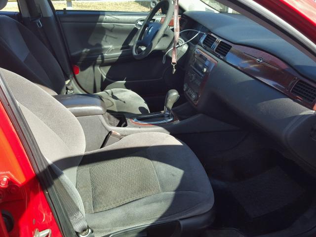 2G1WT57K891210832 - 2009 CHEVROLET IMPALA 红色 照片 5
