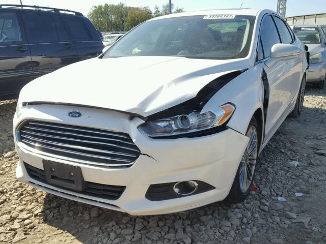 3FA6P0H92DR106986 - 2013 FORD FUSION SE WHITE photo 2