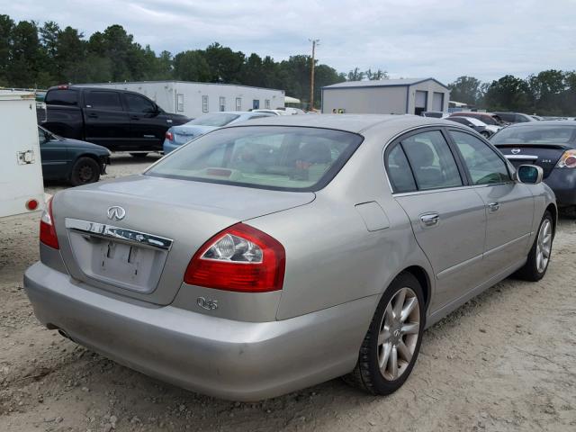 JNKBF01A63M101165 - 2003 INFINITI Q45 TAN photo 4