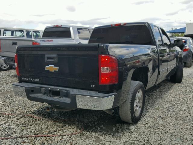 1GCEC19047Z550233 - 2007 CHEVROLET SILVERADO BLACK photo 4