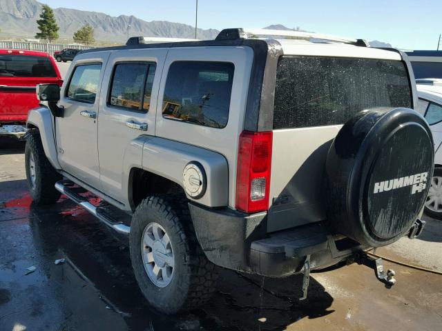 5GTDN136268304975 - 2006 HUMMER H3 SILVER photo 3