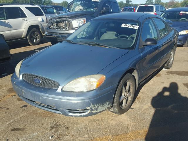 1FAFP53U46A181159 - 2006 FORD TAURUS SE BLUE photo 2