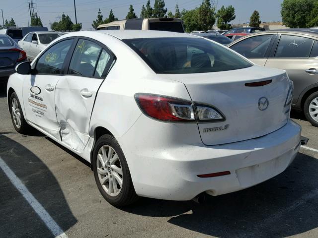 JM1BL1VP6D1784129 - 2013 MAZDA 3 I WHITE photo 3