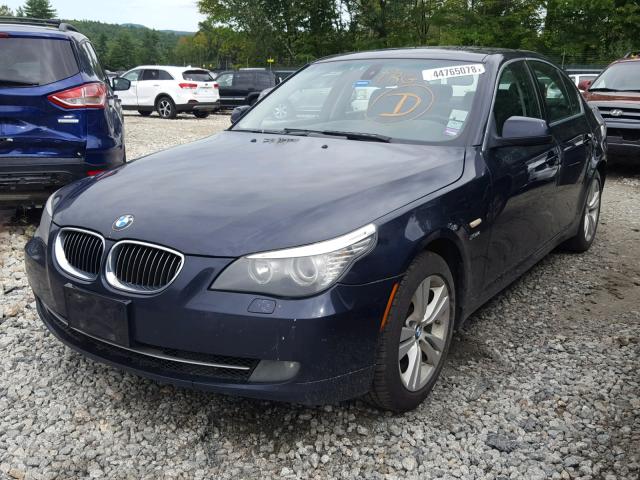 WBANV1C59AC445502 - 2010 BMW 528 XI BLUE photo 2