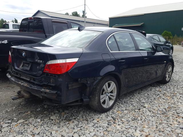 WBANV1C59AC445502 - 2010 BMW 528 XI BLUE photo 4