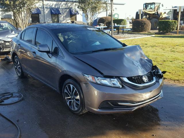 2HGFB2F86DH502897 - 2013 HONDA CIVIC EX GRAY photo 1